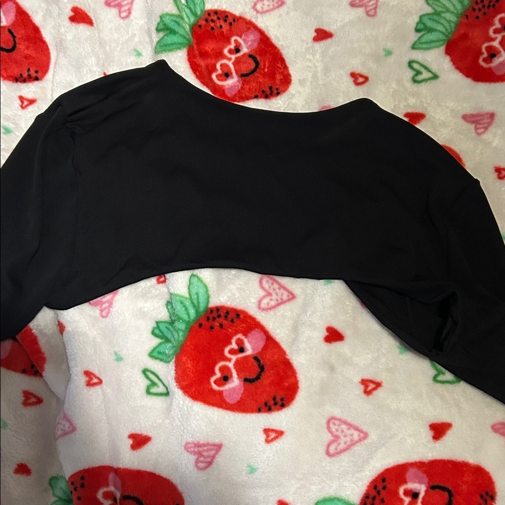 Black One-Shoulder Top